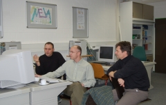 Nutzer bei der Arbeit / users at work